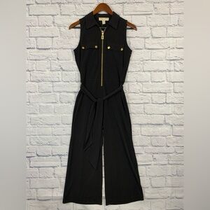 Black Sleeveless Jumpsuit